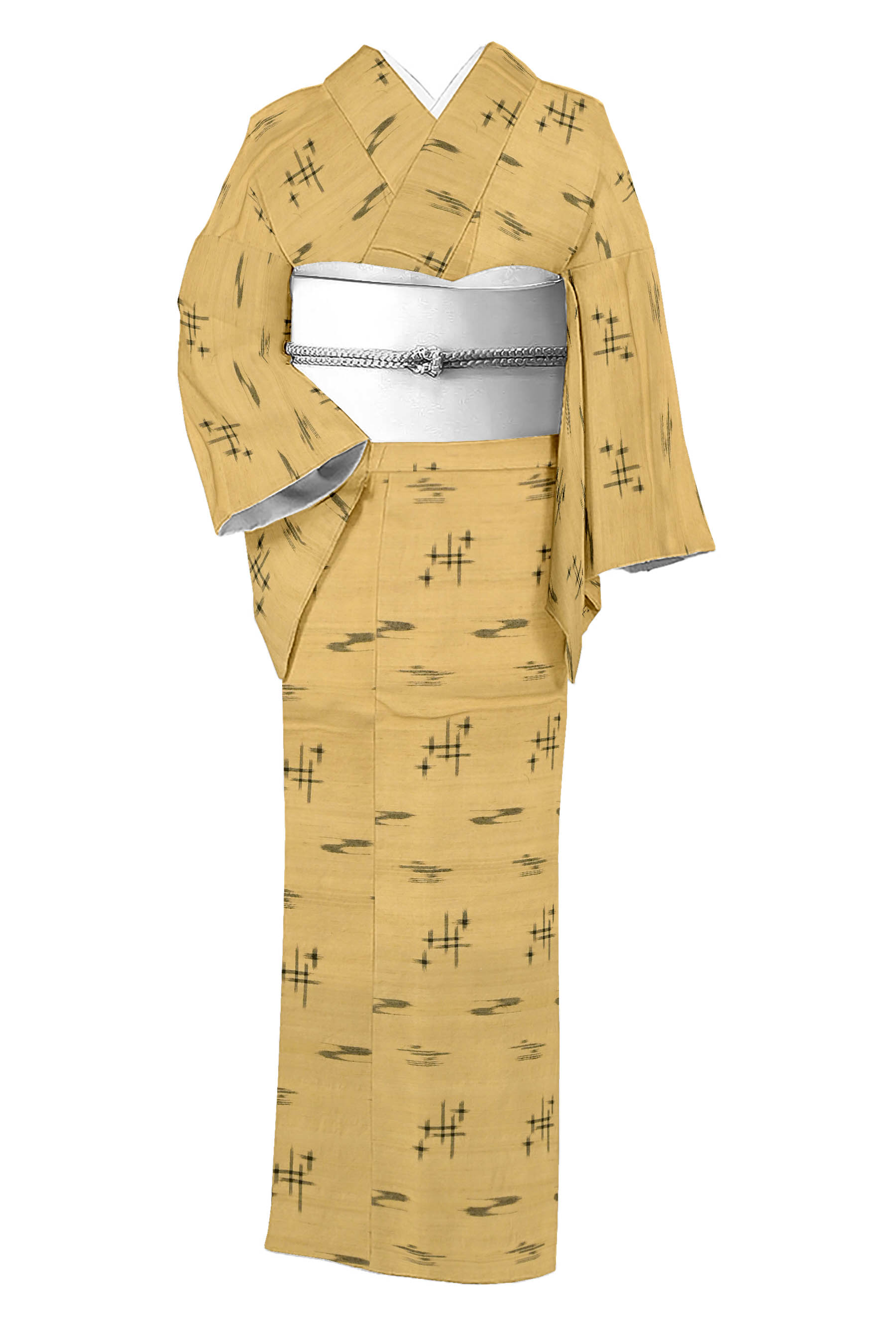 カオババリン 本場大島久米島絣 久米島の風 大島紬 証紙 公式