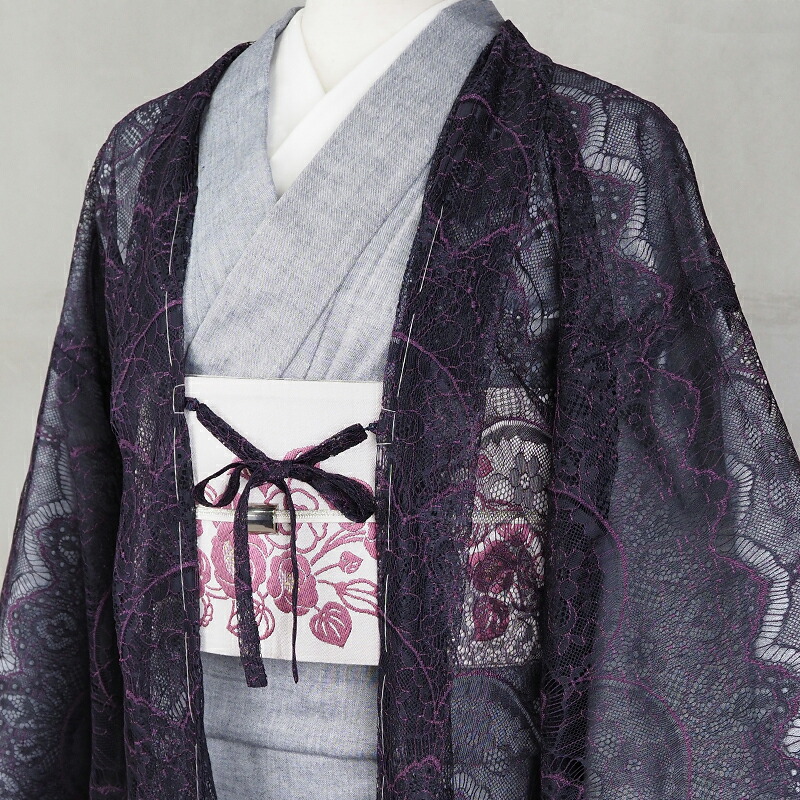 【Kimono_Factory_nono】 スピード競技薄羽織～Grace～ 深紫色