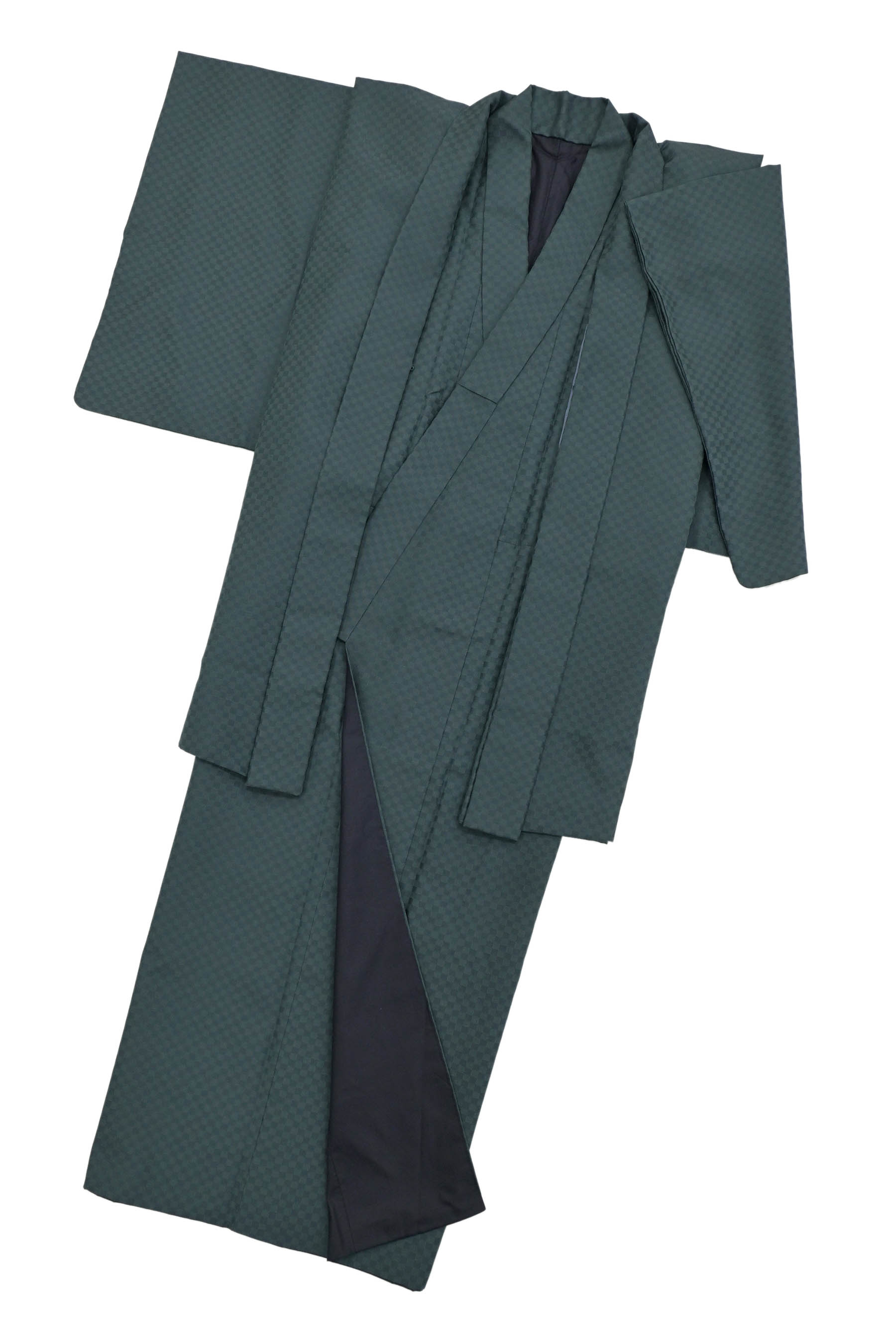 夏紬 生絹のきもの 米沢 黒地 正絹 反物 TN 夏紬 生絹のきもの 米沢 黒地 正絹 反物 TN 夏紬 生絹のきもの 米沢