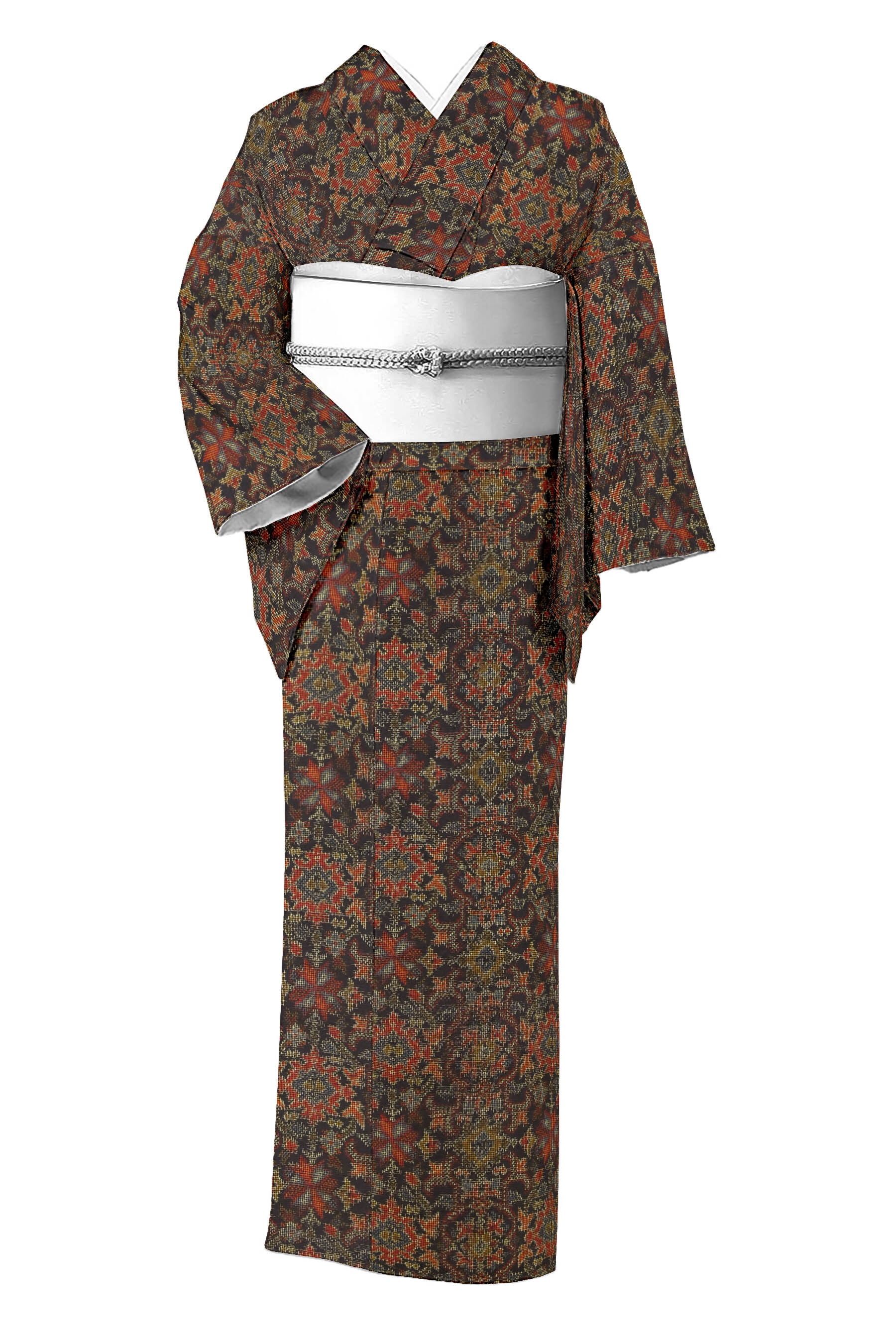 手織 天山紬 正絹 未使用 C 2020000021476_0.jpg