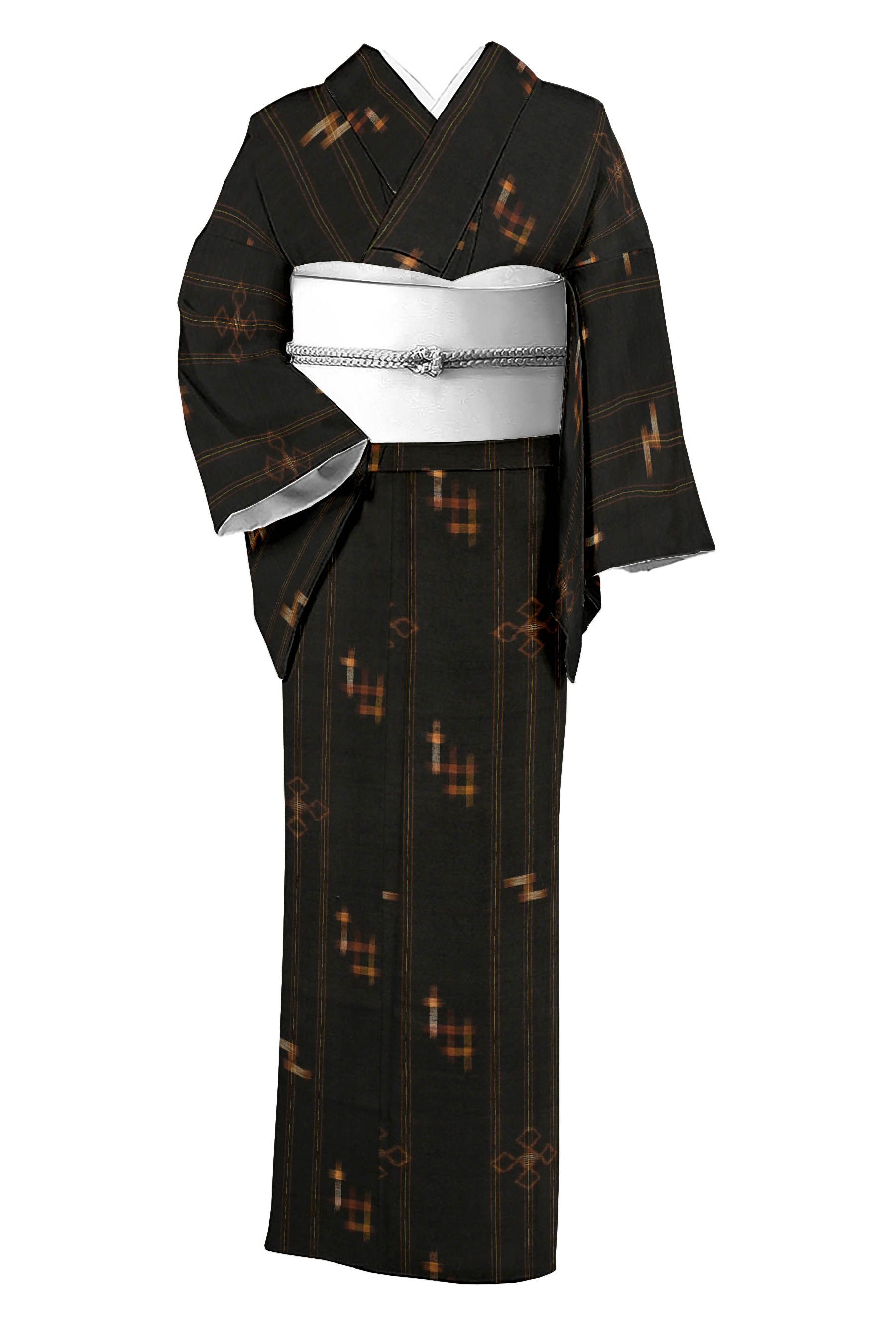 楽天市場】【P10倍】【大蔵ざらえ】本場久米島紬】 特選草木泥染め