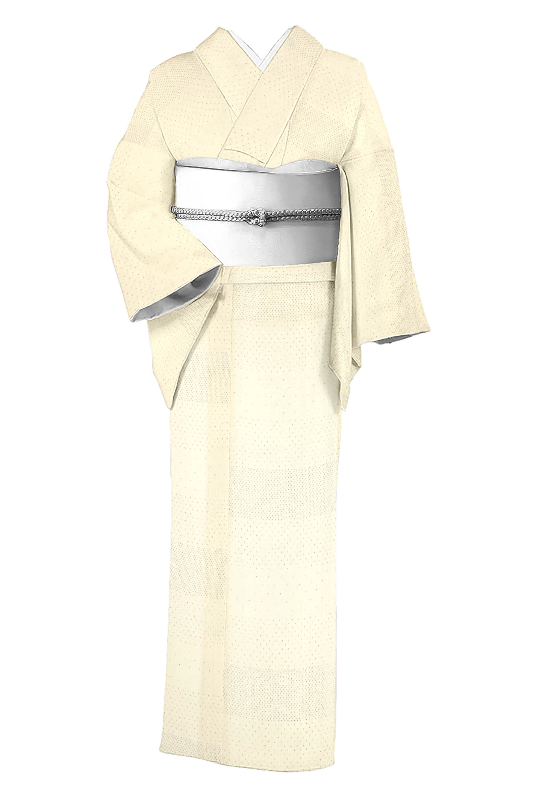 【本決算最終バーゲン】 【夏物】 【夏大島】 特選十日町紬 ≪お仕立て上がり・中古美品≫ 「蚊絣横段」 サラリと軽やかな夏紬! 身丈159 裄65|京都きもの市場 店