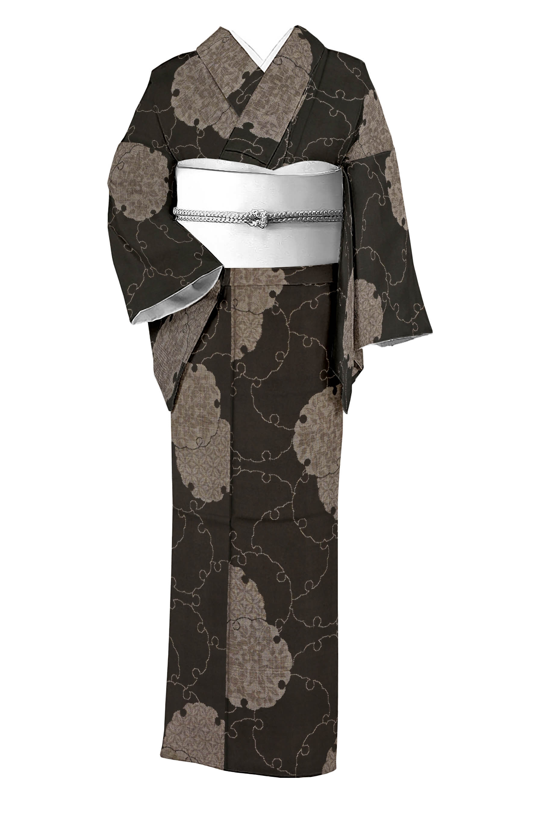 ８４７　古布　大島紬　厚手豪華版　️３６巾x５０６柄３mを 15%OFFクーポン対象 窪田織物 特選本場大島紬 7