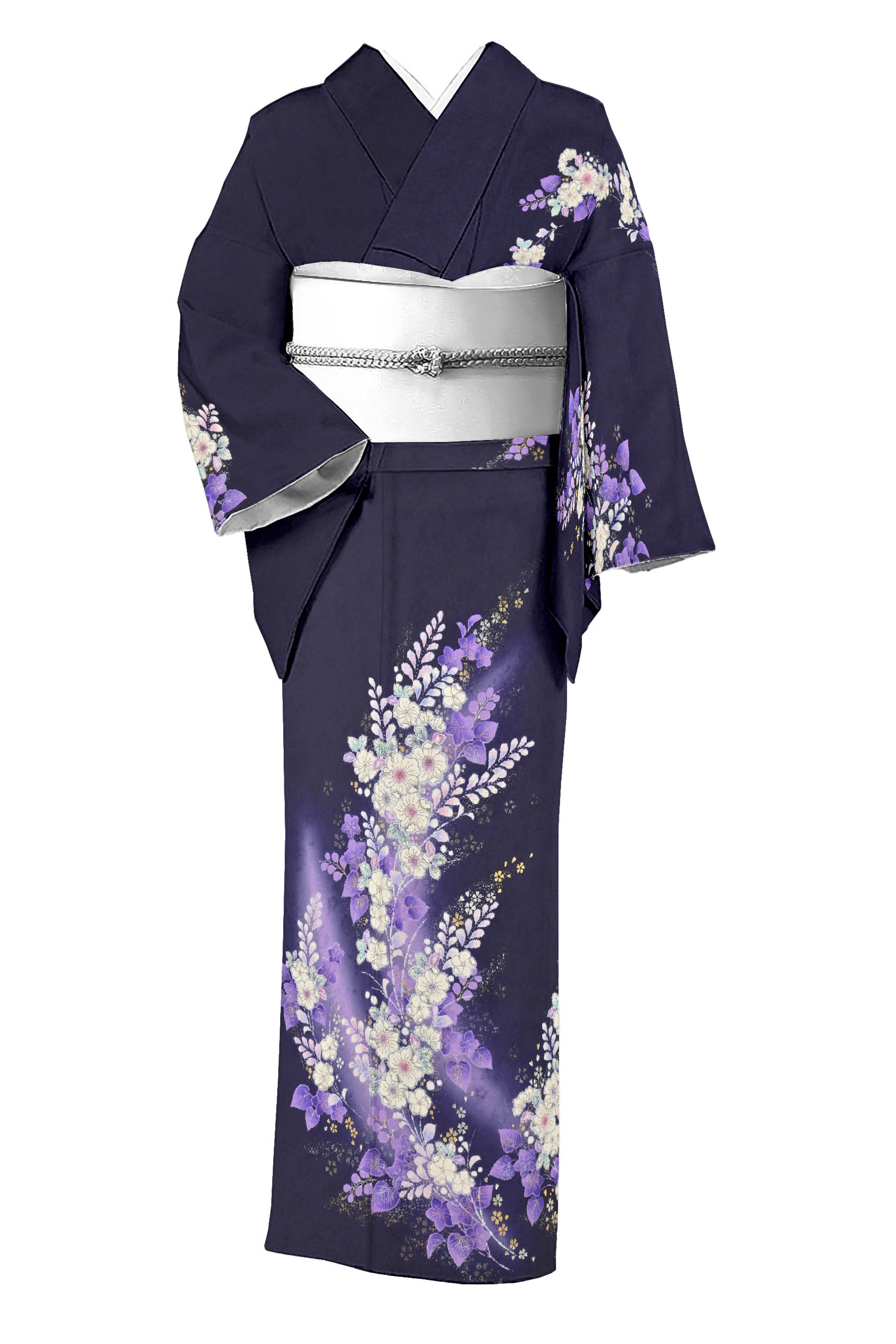 辻が花】新古品 仕付け糸付 翠山工房落款有り 定番の絞り訪問着