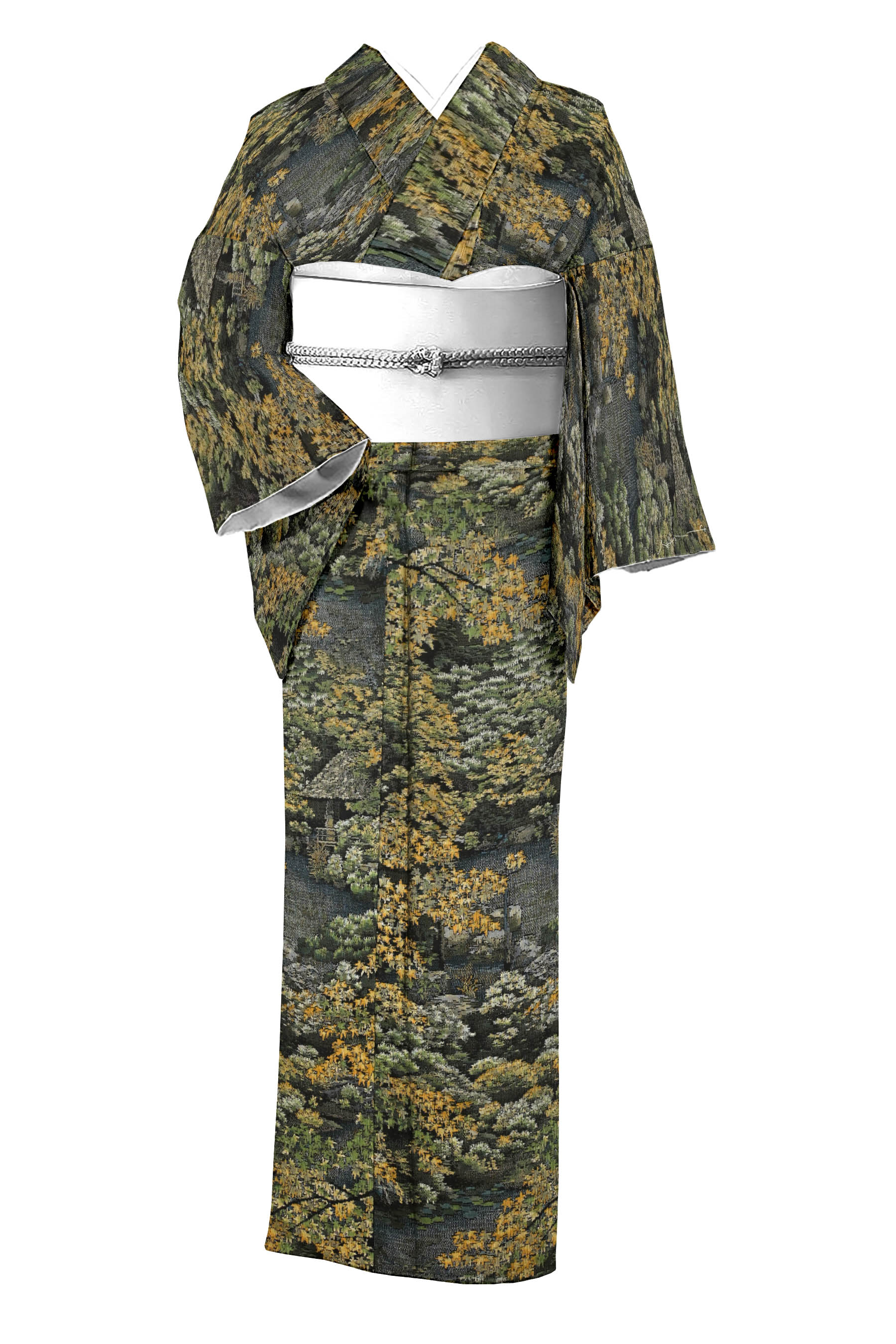 まほろば 様　２点　本場大島紬　絣の魔術師　恵積五郎　証紙有り　未使用　極美品 まほろば 様 2点 本場大島紬 絣の魔術師 恵積五郎 証紙有り 未