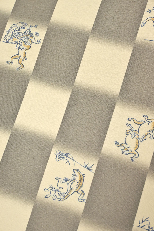 【20％OFFクーポン券客体】[男物]メンズはだ着 キングサイズ 広幅布切れ (D)毛の荒物ポンチ絵 ベージュ No.8801-A