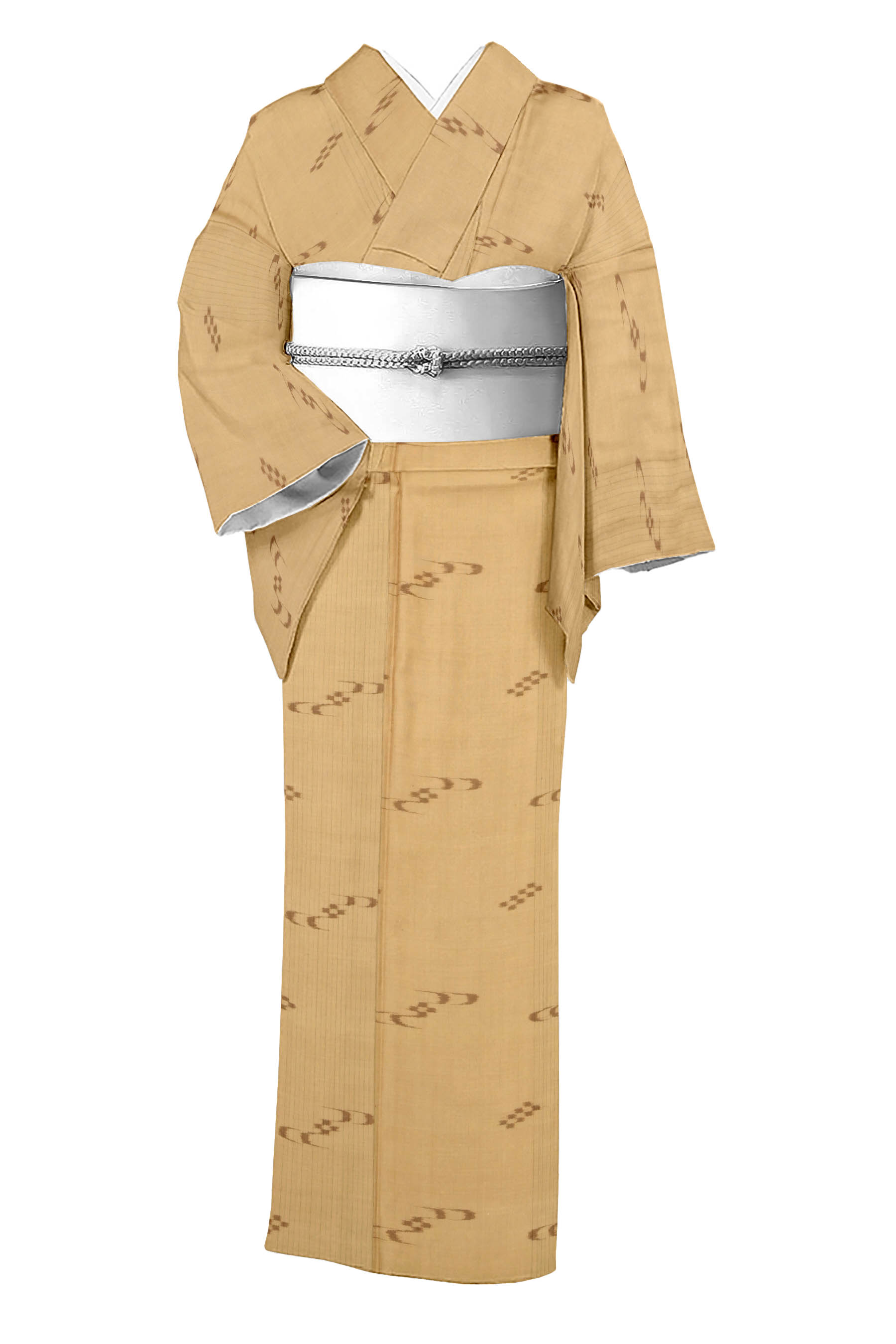 楽天市場】本場久米島紬】 特選草木泥染め手織り紬 ≪御仕立て上がり