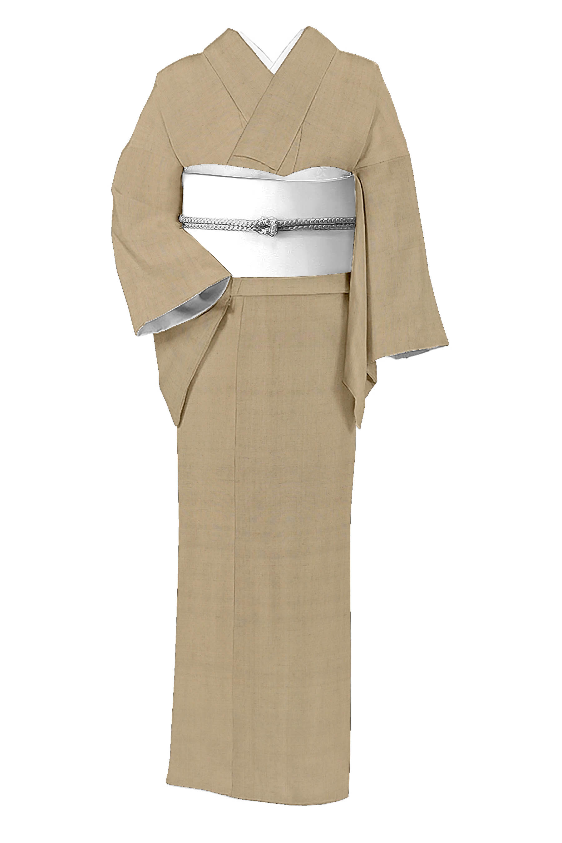 未使用　しつけ付 超美品　単衣　逸品 本場　久米島紬　着物　絣　沖縄　164 未使用 しつけ付 超美品 単衣 逸品 本場 久米島紬 着物 絣 沖縄 164 紬