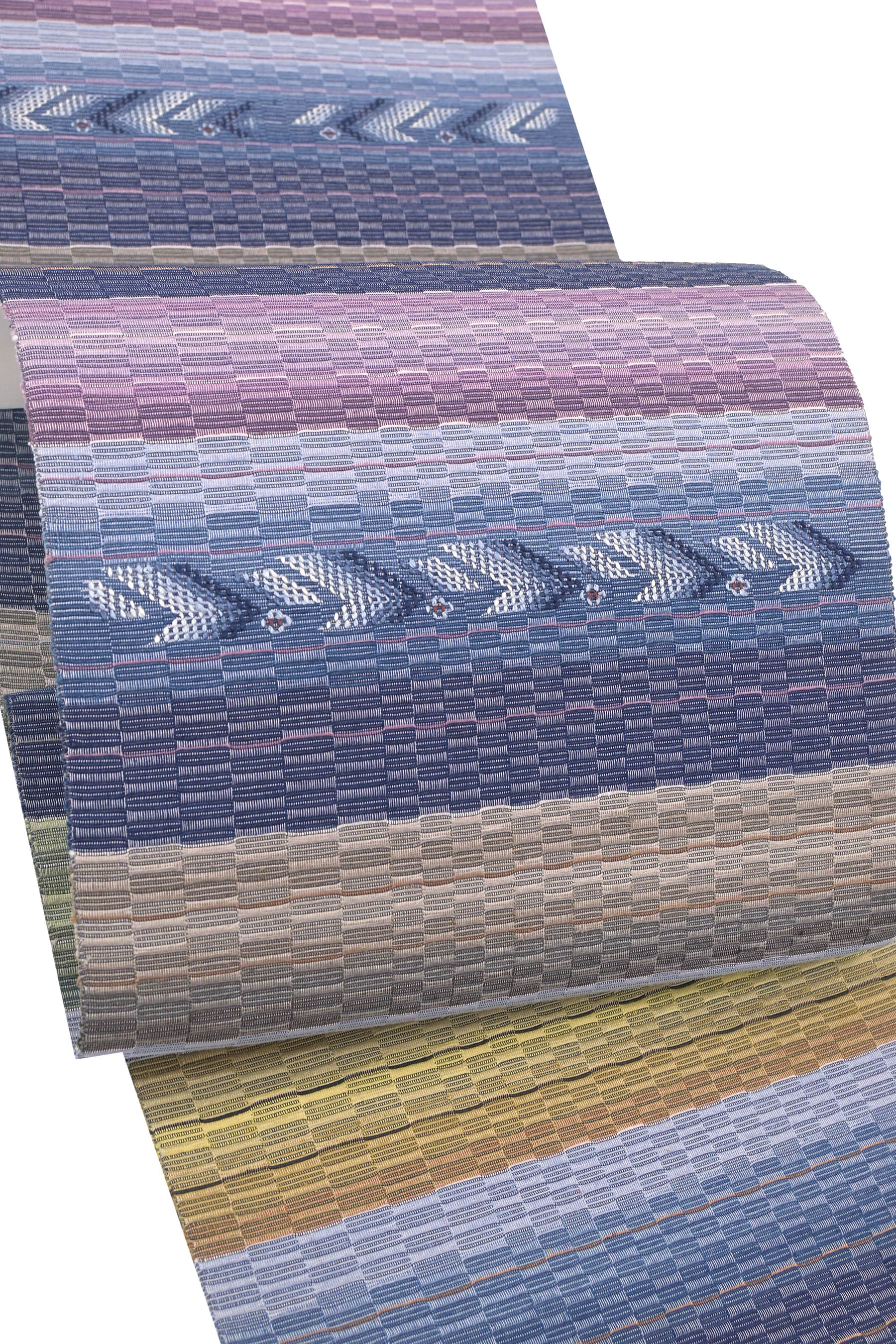 楽天市場】丹波布 袋名古屋帯 八寸帯 藍地 手紡ぎ 手織り 草木染 国