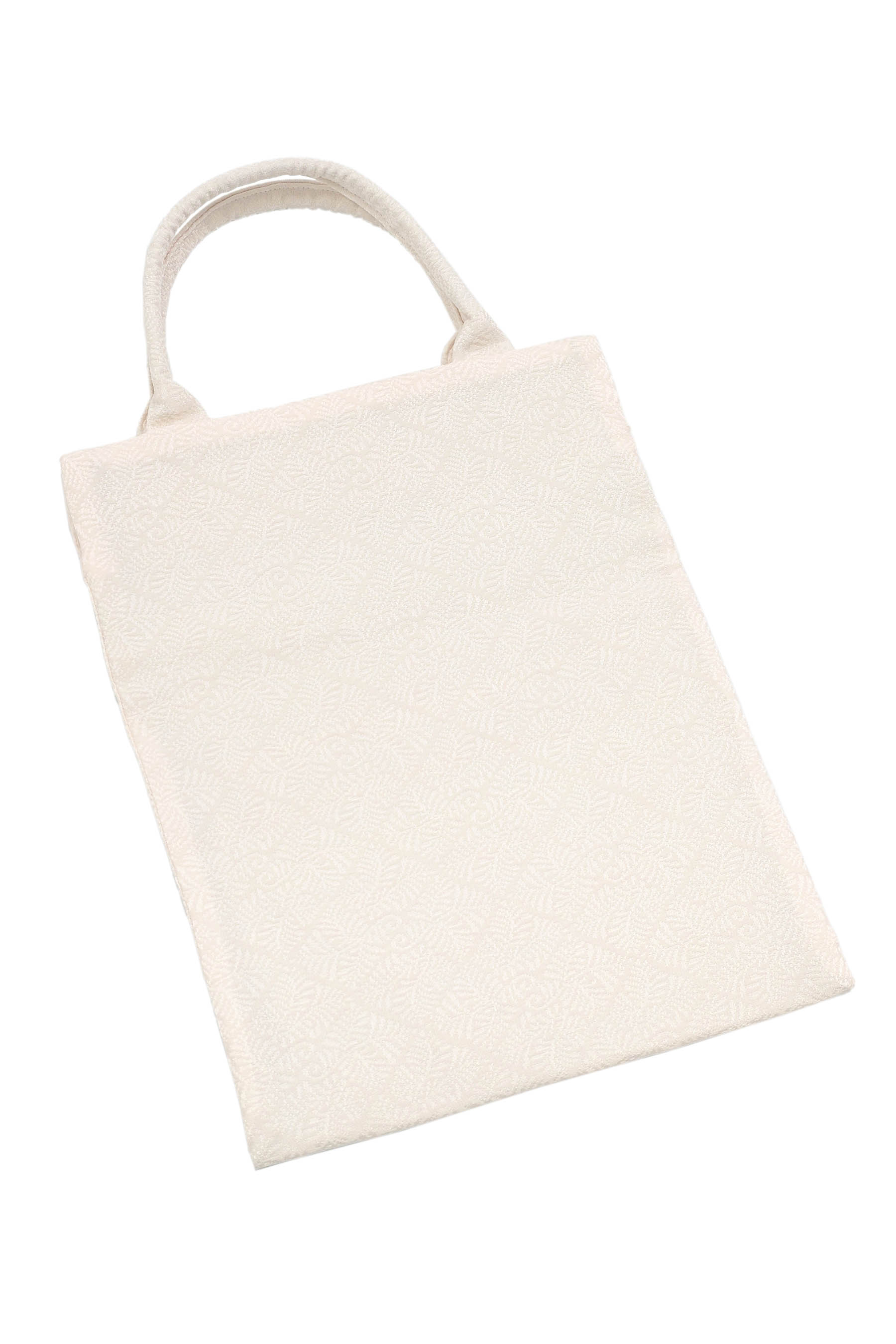 ＜正規取扱品＞ ［　新商品入荷　］ 【京都富小路きねや】 数寄屋トート シダ菱地紋柄 ピンクベージュ｜京都きもの市場 店