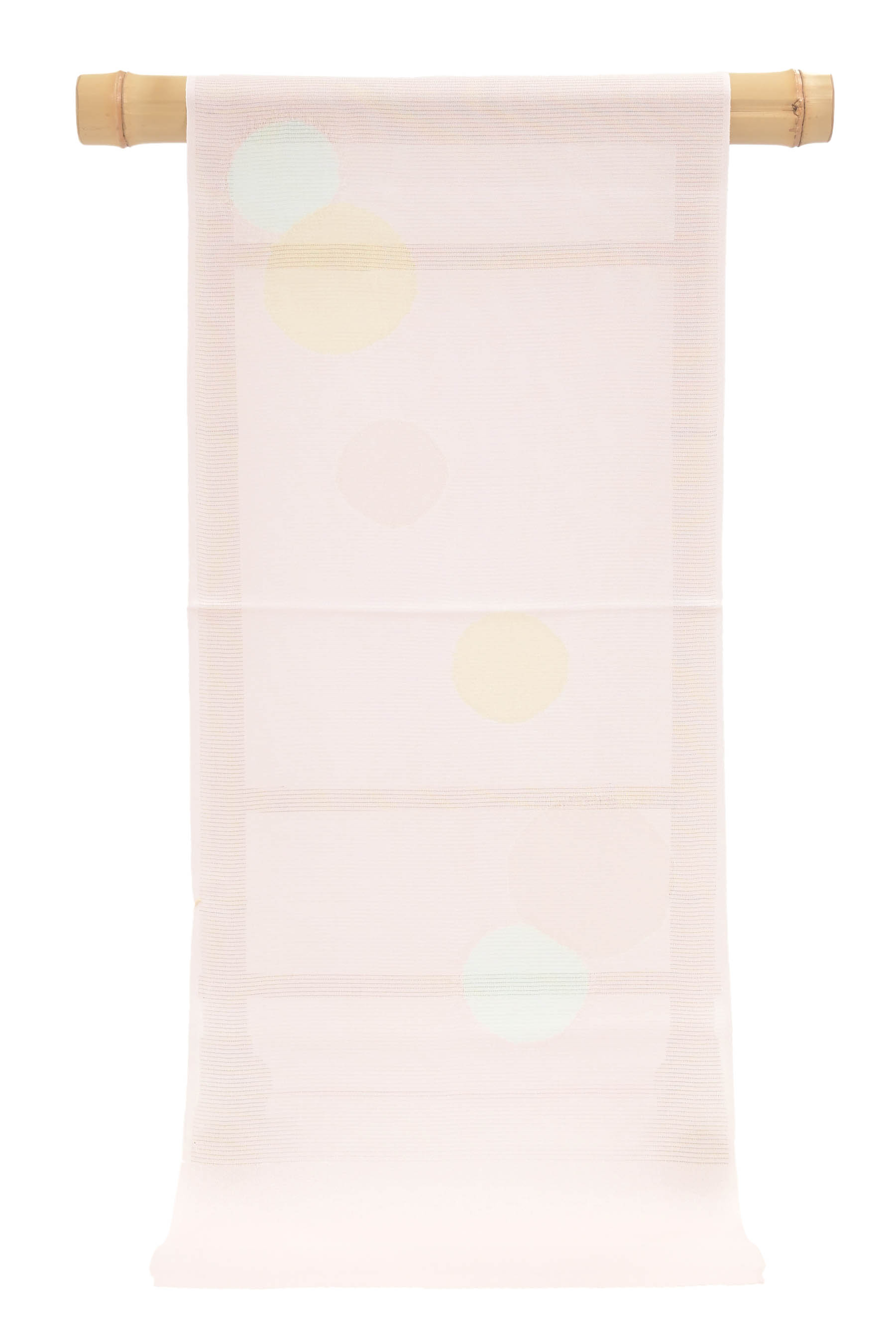＜正規取扱品＞ &ldquo;Web限定販売！&rdquo; 【単衣・夏】 【京都富小路きねや】 五本絽丸絞り帯揚げ 「（04）虹色」 彩り弾ける、夏の丸絞り！｜京都きもの市場 店