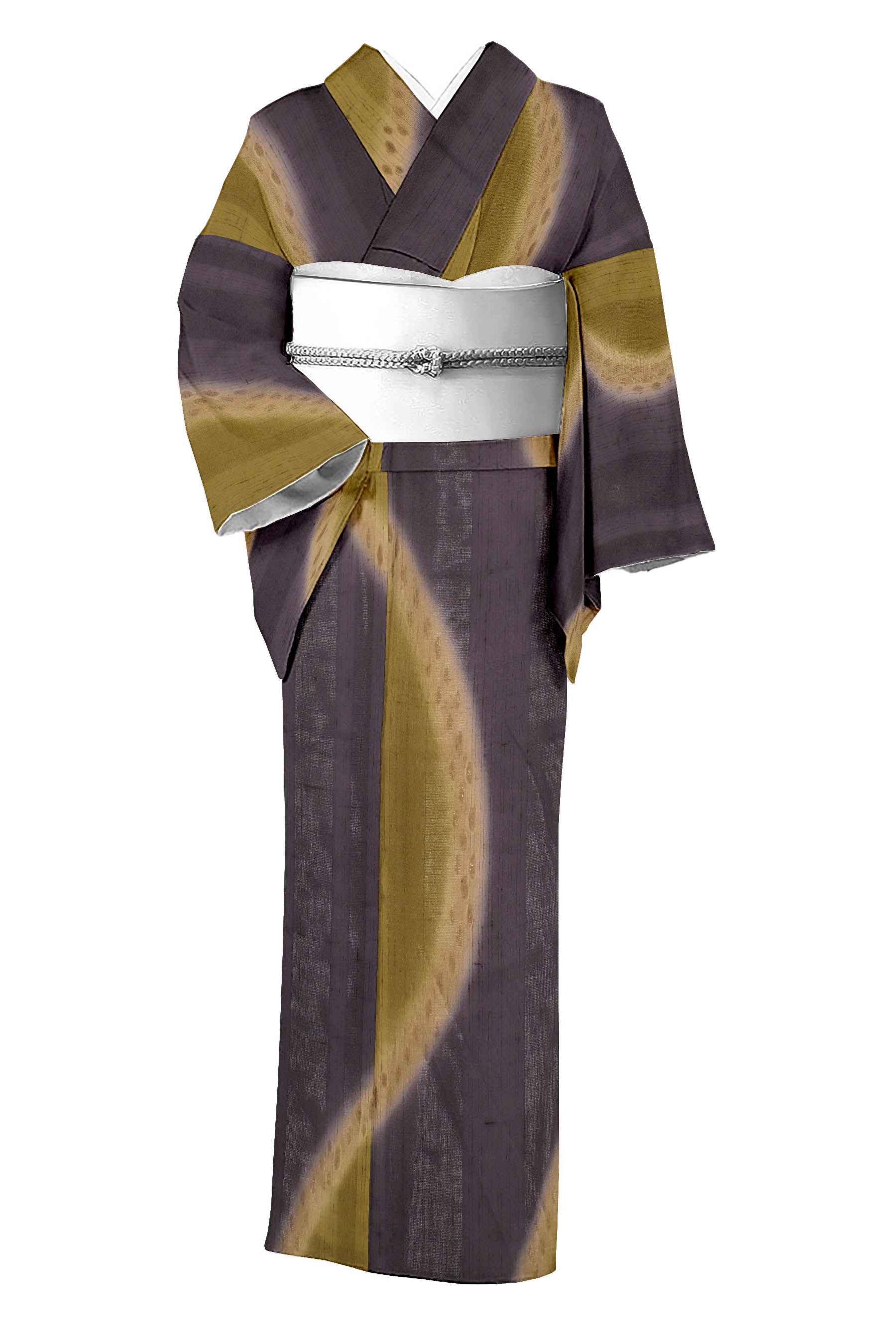 楽天市場】芝崎圭一 紬 座繰り紬 無地 藍染 藍色 紺 和服 手織 草木染