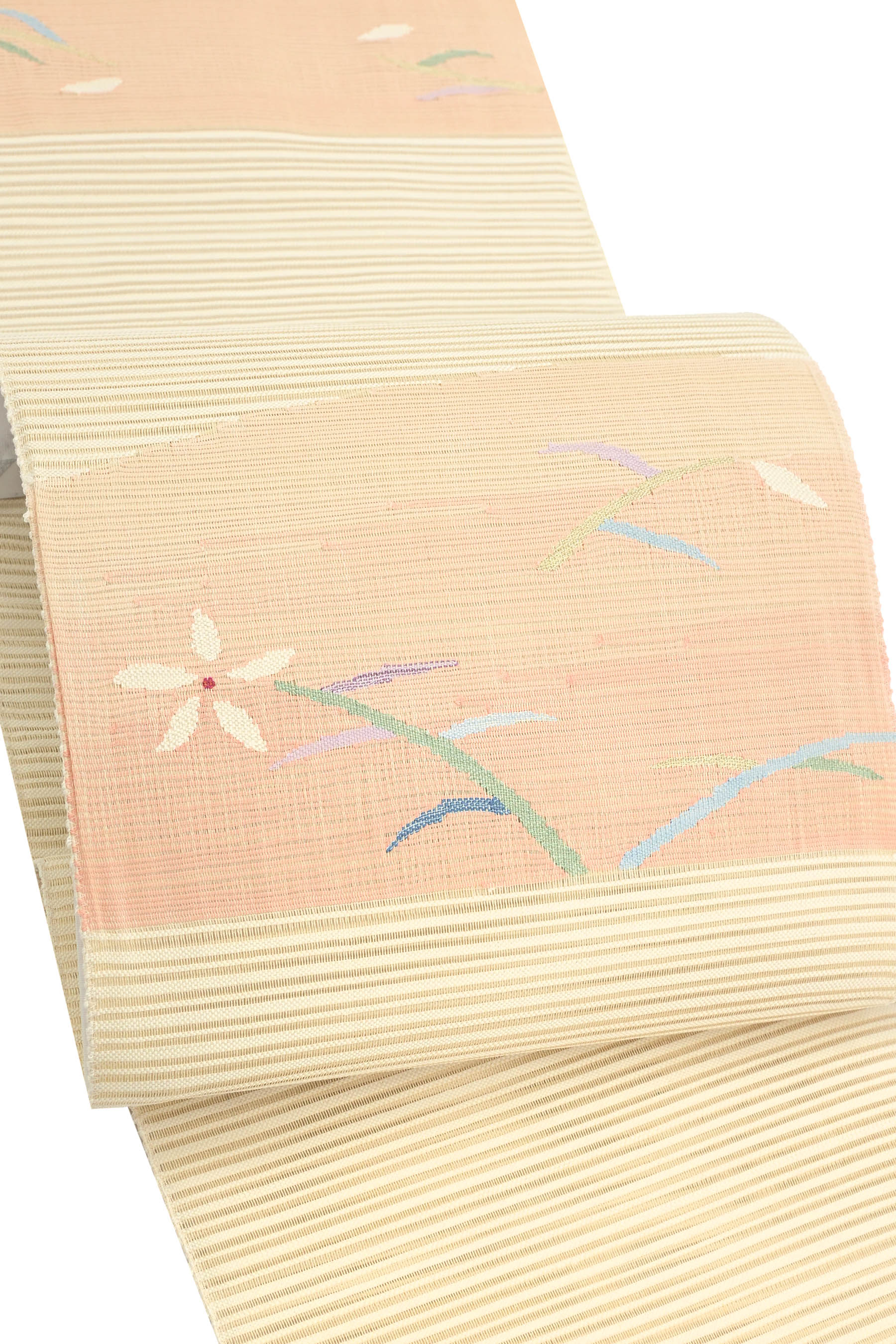 【夏帯】絽綴れ八寸名古屋帯 ≪御仕立てもの売り上げ高・新品≫ 「小花I」 すっきりと夏の押し出しに溶け込む…奥ゆかしいな心地好い帯！