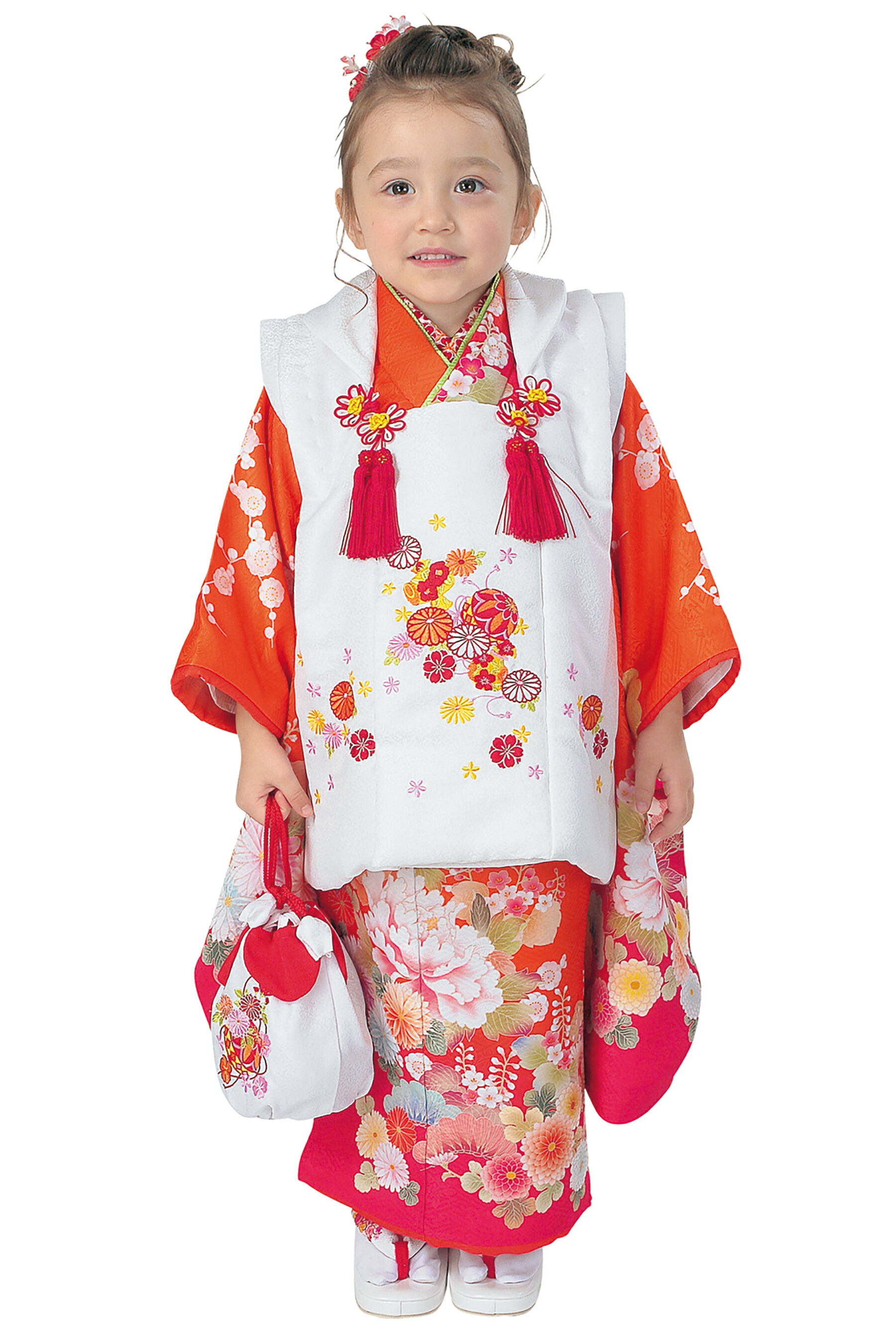 ✨️七五三✨️ 被布セット ３歳　R・KIKUCHI リョウコキクチ 楽天市場】七五三 753 着物 3歳 女の子 被布セット RK リョウコ