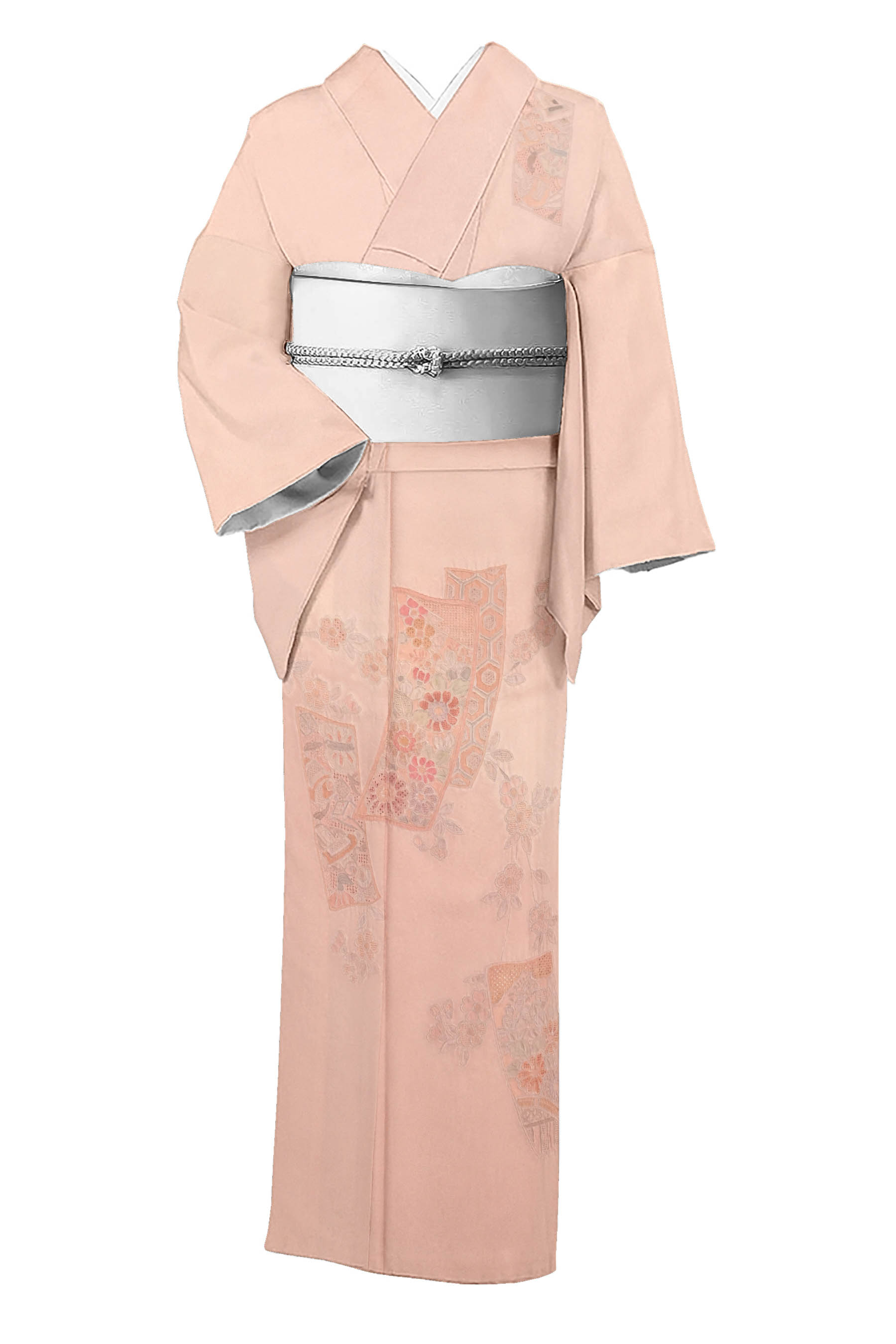 2204未使用に近い美品　高級紋付き色無地　美しい地紋です 楽天市場】【半期決算大バーゲン】 【汕頭（スワトウ）刺繍