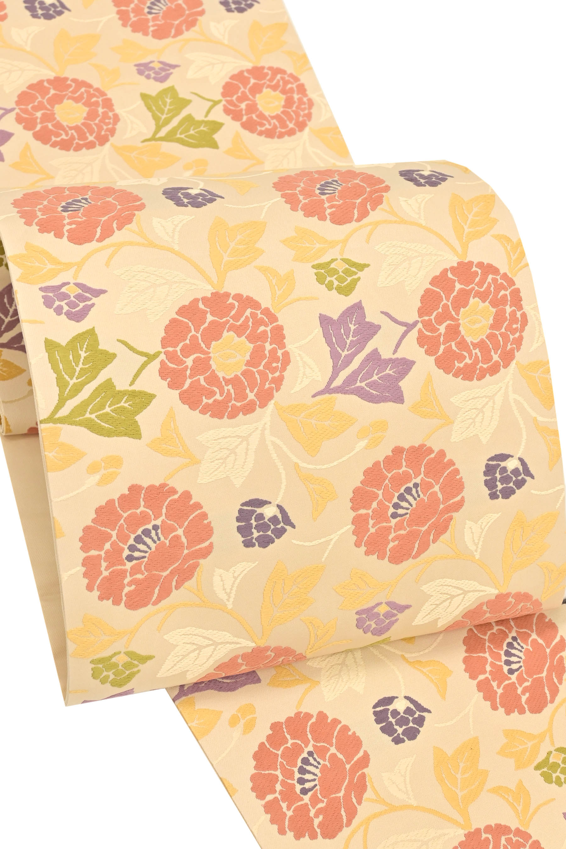 楽天市場】人間国宝 喜多川俵二向鸚鵡文様二陪織 袋帯【未着用品