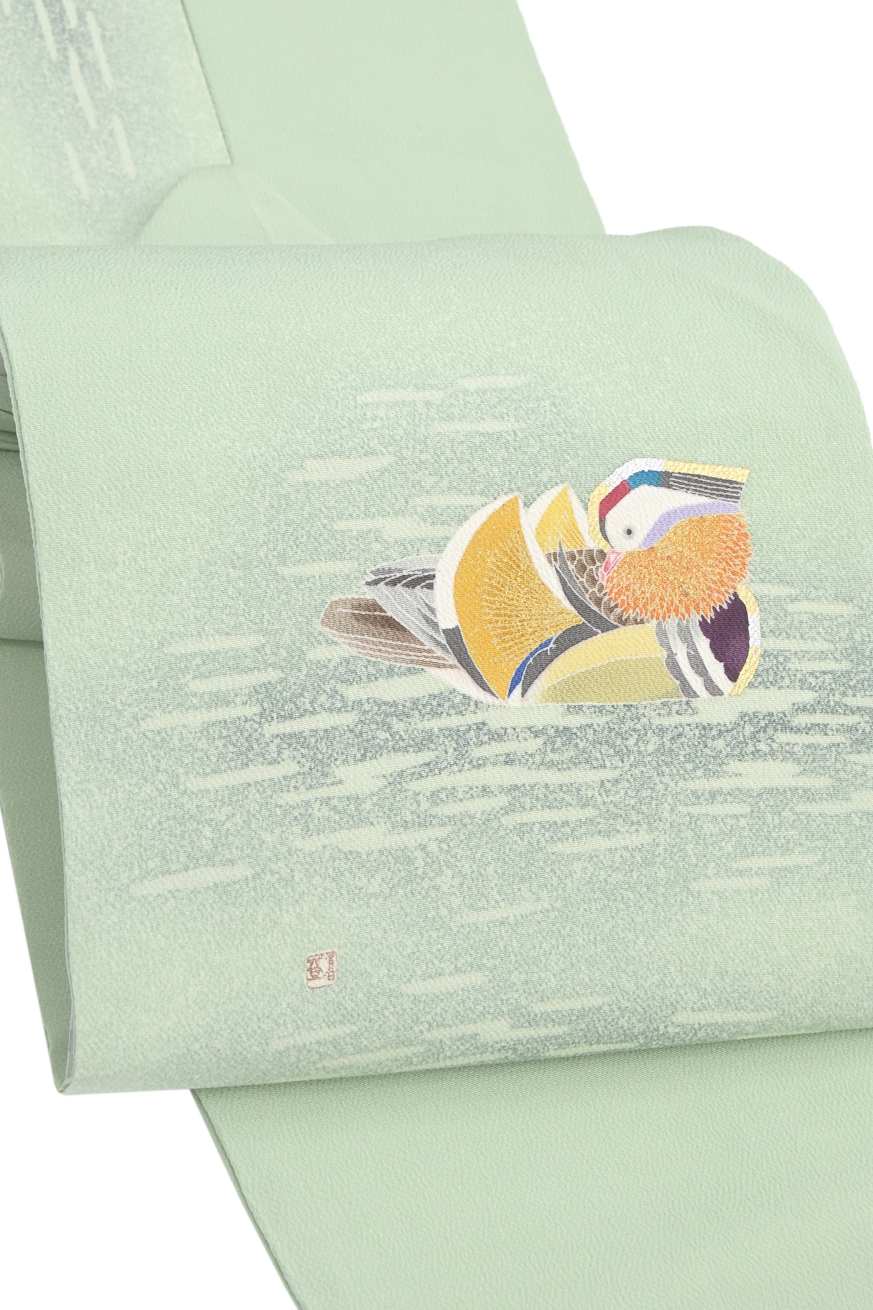 楽天市場】名古屋帯 羽田登喜男作 【47】ちりめん生地 染帯 京袋