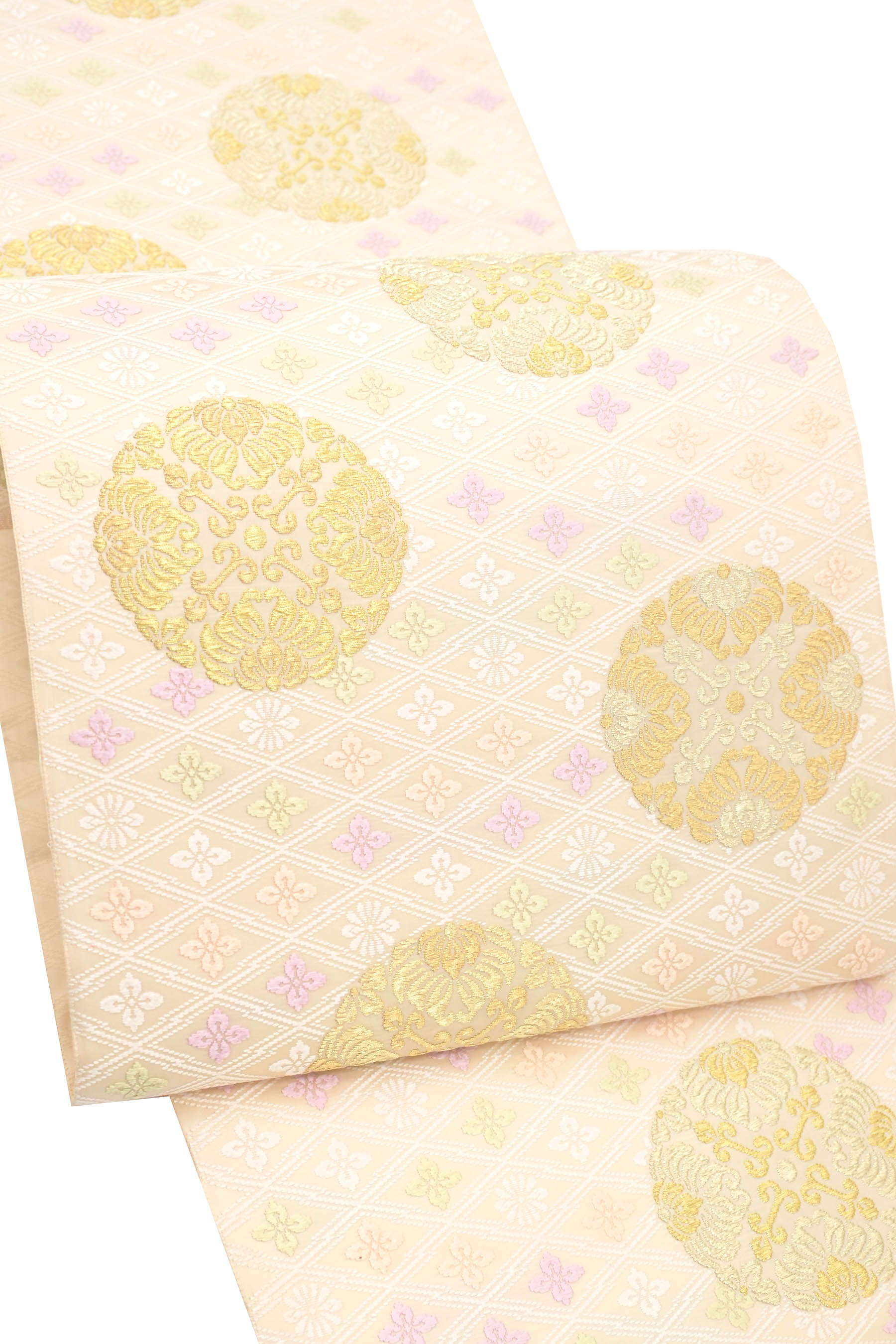 楽天市場】【お仕立て無料】山口美術織物御御帯・御衣羊歯文様 袋帯地