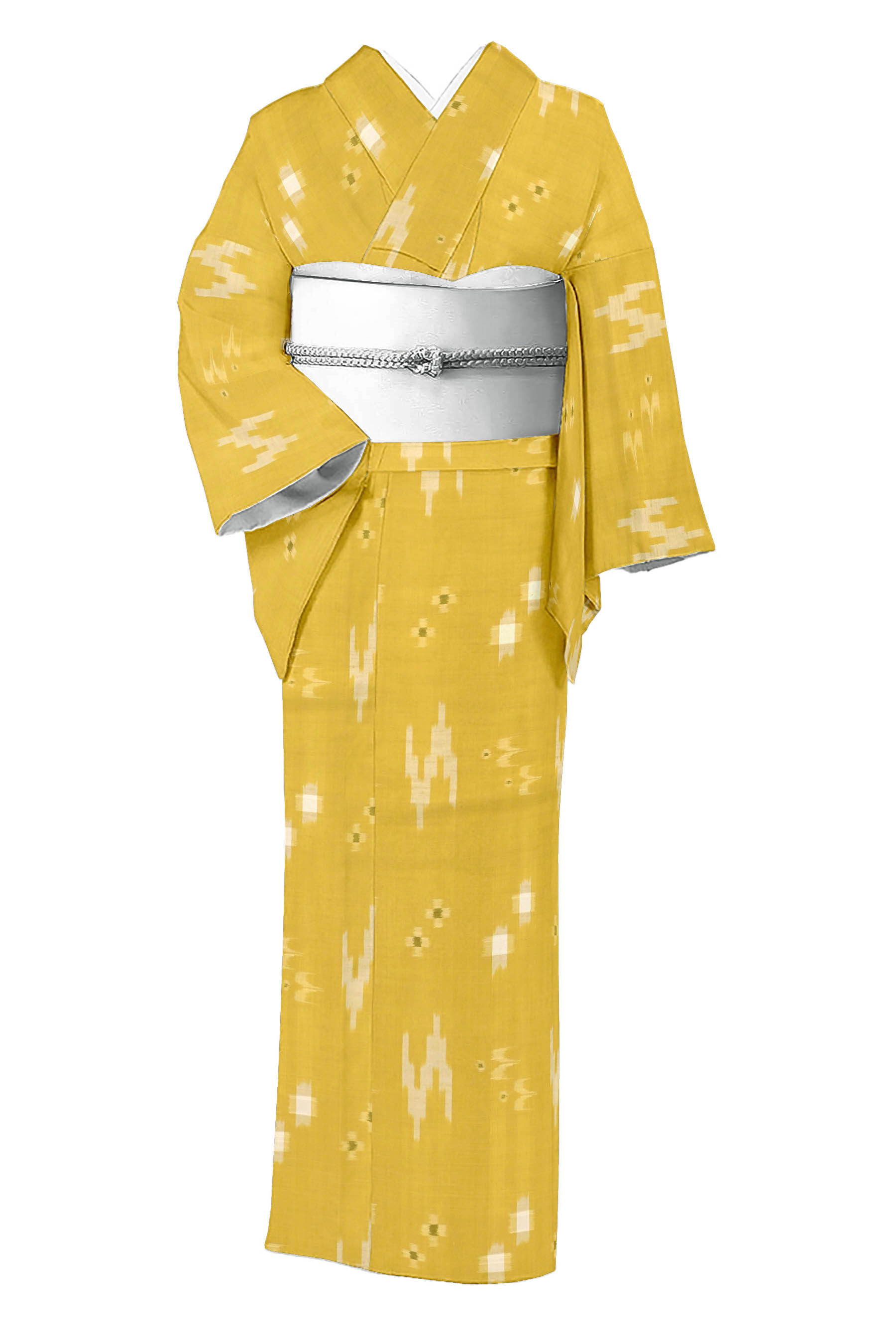 楽天市場】【新古品】本場琉球絣 紬 沖縄県 紺色 白 赤 トゥイグァー