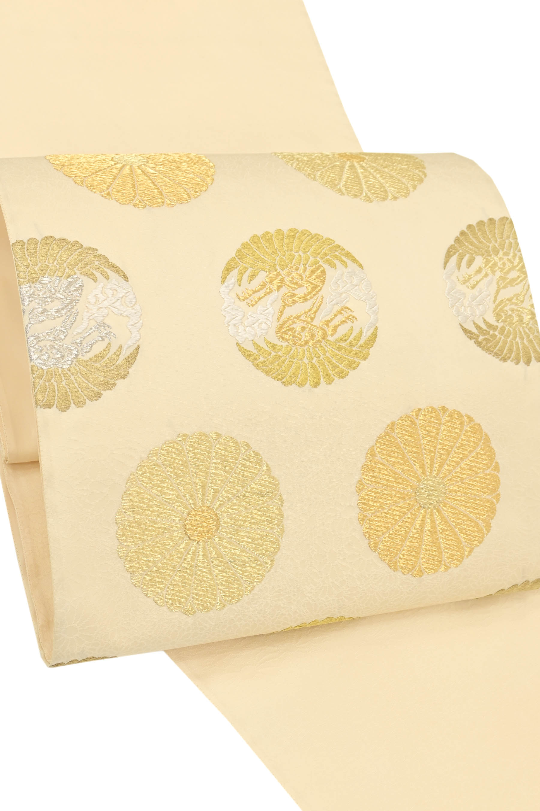 楽天市場】山口美術織物謹製 唐織礼装用袋帯 六通柄 藤に葡萄唐草文