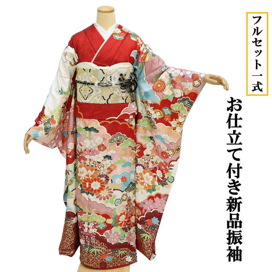 楽天市場】振袖 正絹 新品 仮絵羽 生地 単品 正絹 未仕立て品 紫