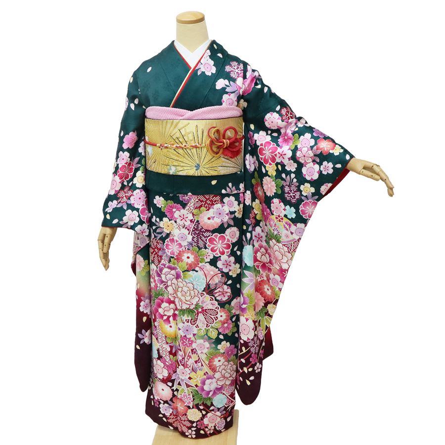 楽天市場】＼12/4 PM8時SALE開始／ 振袖 中古 フルセット 正絹 一式