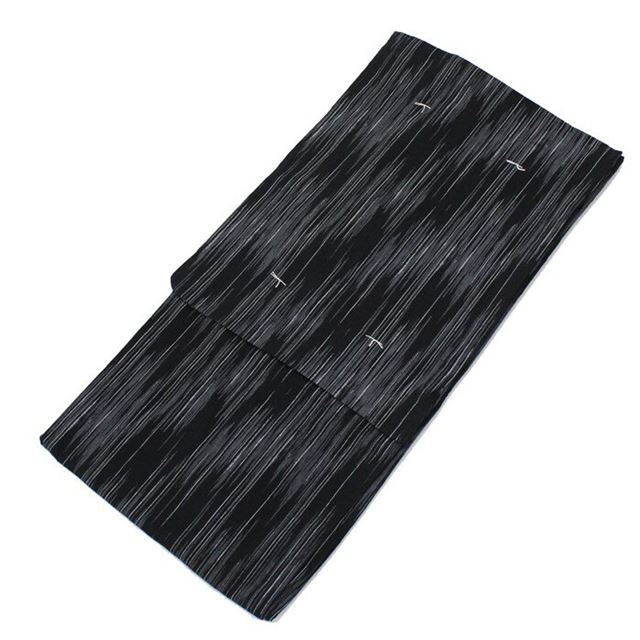 3 22まで5 Offクーポン 浴衣 浴衣 男 ゆかた ゆかた メンズ 男性用 仕立上がり ｌサイズ 男 黒 両面プリント 縞 市松 きもの京香シックでシンプル 粋なデザイン メンズも浴衣で夏を楽しもう