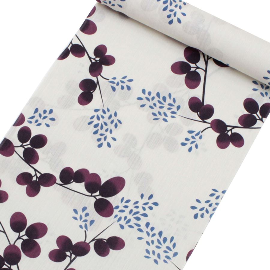 (59) 別織生地 登録 夏すがた 浴衣 反物 綿100％ セット 花柄 20190906-10008