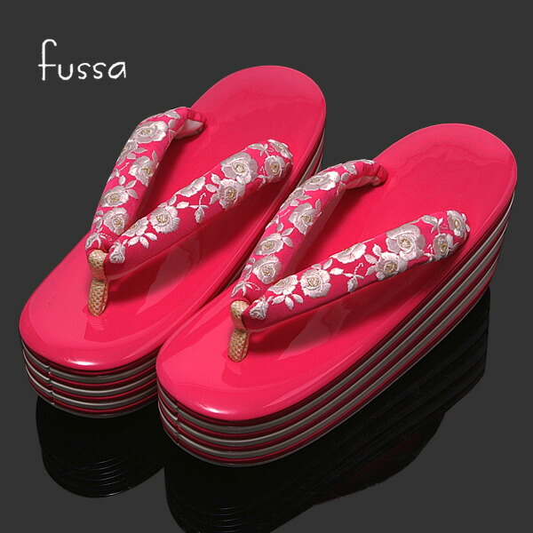 楽天市場】【Prices down4】fussa 草履単品「ピンク レース