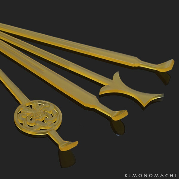 楽天市場 べっ甲調 花魁かんざしセット 4点セット 簪 花魁 成人式の振袖に 日本髪 H メール便不可 京都きもの町