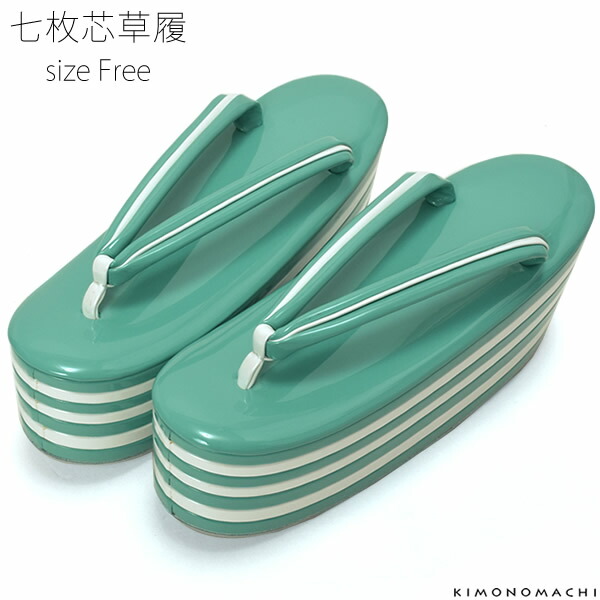 楽天市場】【Prices down4】七枚芯 草履単品「赤×白」フリー（Lサイズ