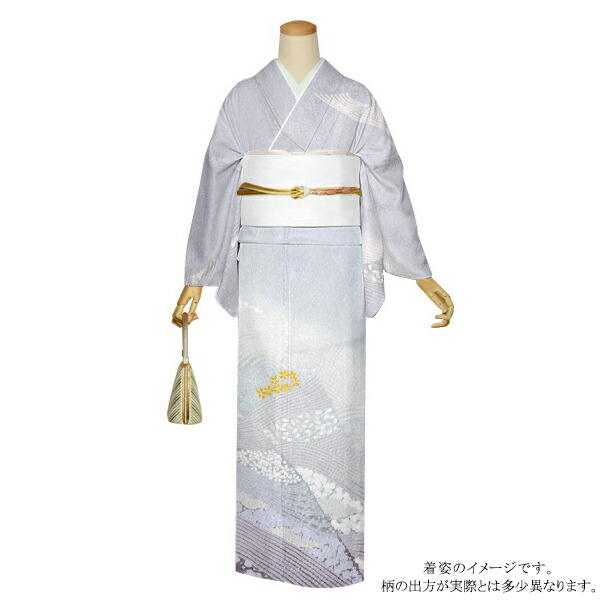 楽天市場】仕立て上がり 訪問着 単品 桂由美 「焦茶 松に梅」 正絹