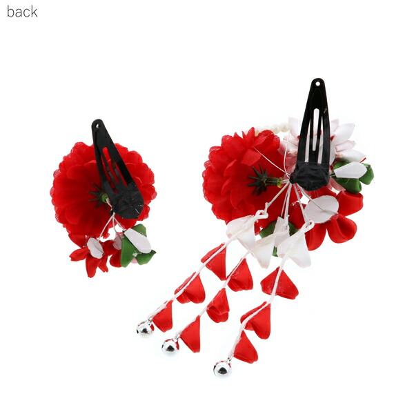 七五三早割10 Offcp9 3迄 七五三 髪飾り 三歳 つまみ細工 お花の髪飾り 赤 932 お花のパッチン留めミニ髪飾り2点セット 日本製 ヘアアクセサリー お子様用髪飾り 七五三髪飾り H メール便不可 Kanal9tv Com