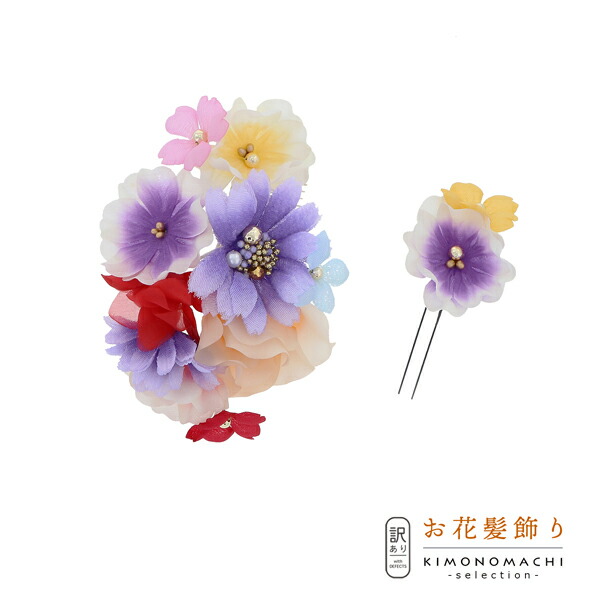 楽天市場】(卒業式応援10％OFFCOUPON1/22迄)髪飾り コーム 「ブーケ