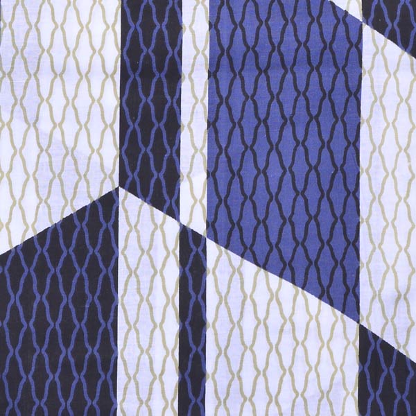 浴衣 メンズ 白地に黒 紺の斜め格子にヒワ色の網目文様 男浴衣 単品 Yukata Men S