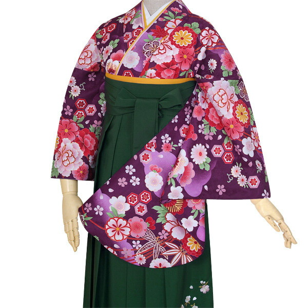 【中古品】卒業式袴セット「二尺袖：黒×紫 ドットにワインの薔薇+袴：ピンク×ぼかし刺繍」貸衣装処分 レンタル処分品 二尺袖 袴 卒業式、謝恩会に 【メール便不可】ss2512hkm10 楽天市場】【中古品】卒業式袴セット 「二尺袖：黒×紫 ドットにワイン