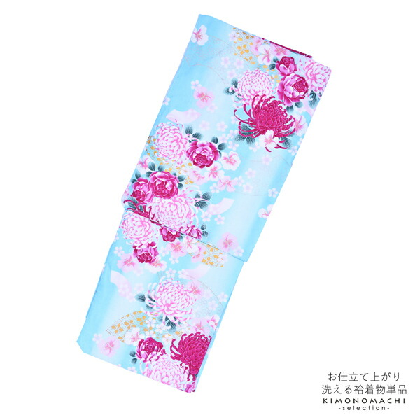 楽天市場】【Prices down2】袷着物 単品 「紫ぼかし 牡丹と