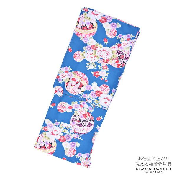 楽天市場】【Prices down3】袷着物 単品 「深緋色 牡丹と花々