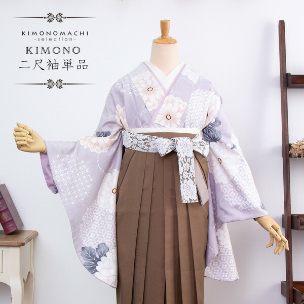 楽天市場】二尺袖着物 単品 「象牙色 牡丹」 お仕立て上がり