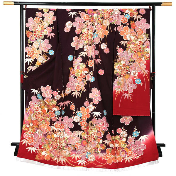 ★超美品★新品未使用 振袖 未仕立て 仮絵羽 リメイク 新品仮絵羽(未仕立て)振袖【花井幸子】 新品仮絵羽(未仕立て)振袖