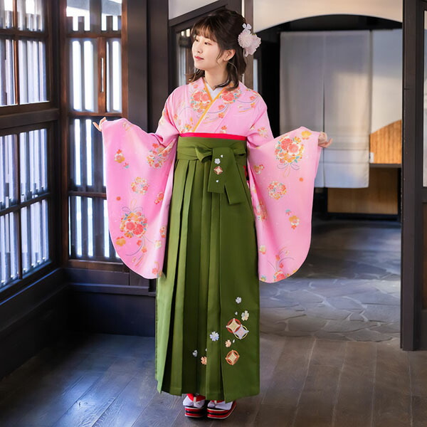 楽天市場】【中古品】二尺袖 単品「ピンク 菊柄」貸衣装処分 レンタル