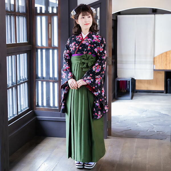 楽天市場】【中古品】二尺袖 単品「黒 桜重ね」貸衣装処分 レンタル 