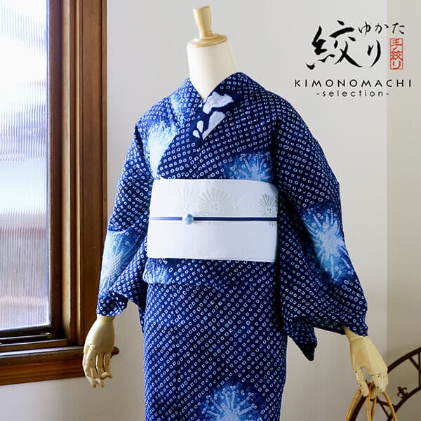 楽天市場】お仕立て上がり絞り浴衣単品「フラワータペストリー