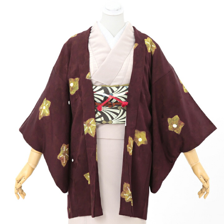 楽天市場】【Prices down3】【中古品】羽織 「紗綾形地紋 赤茶