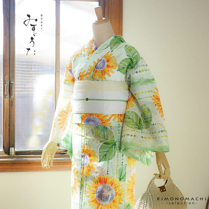 No.5257　浴衣　金子みすず　綿絽　着物　反物　新品未使用 No.5257 浴衣 金子みすず 綿絽 着物 反物 新品未使用 着物・浴衣