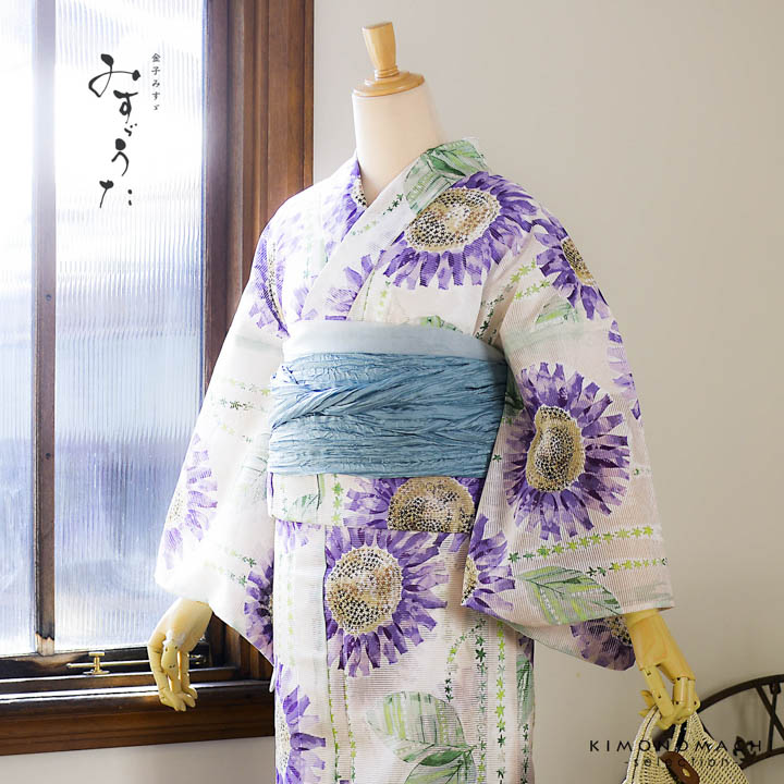 楽天市場】浴衣 レディース ブランド浴衣 単品 「みすゞうた 空