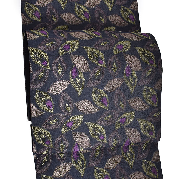 楽天市場】【新古品】「紺地 格子縞 献上柄 美品 袋帯 洒落帯」 仕立て