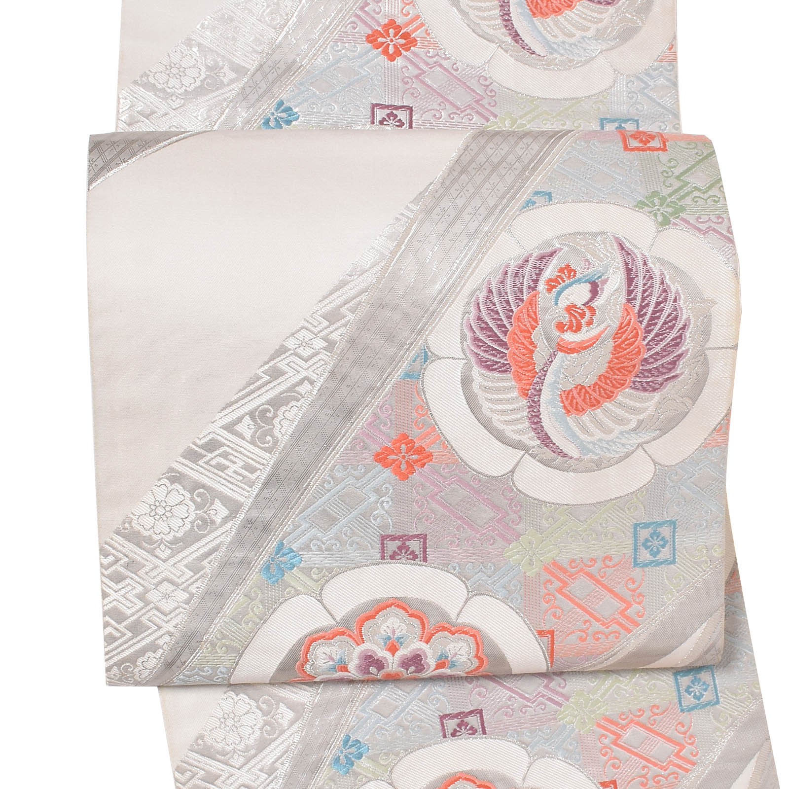 楽天市場】【中古品】仕立て上がり 袋帯 「ゴールド 楼閣文様」 錦織