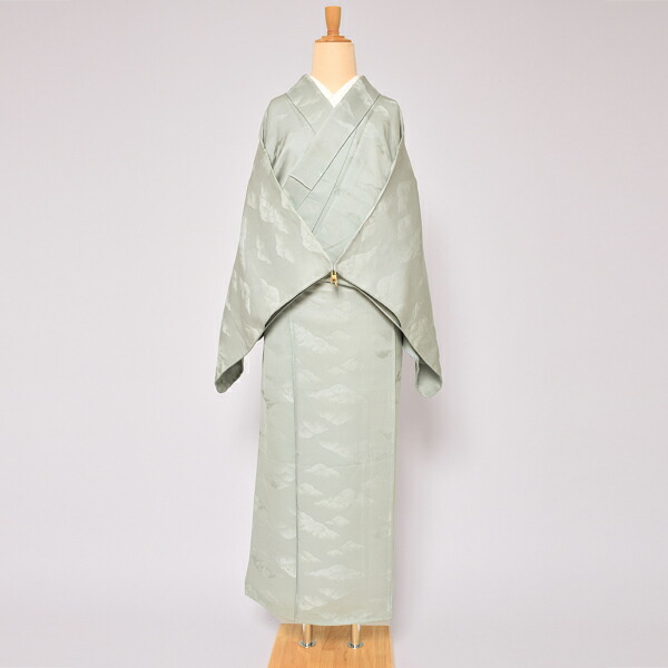 楽天市場】【中古品】仕立て上がり 袷着物 「芥子色 カラフル鮫小紋