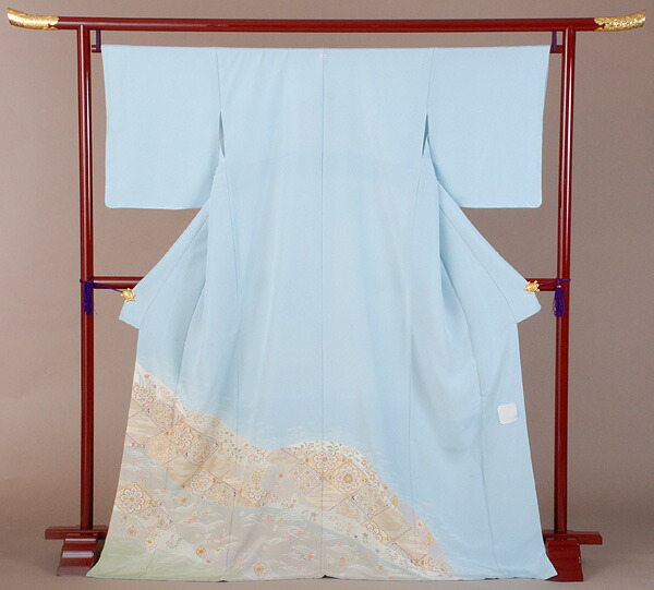 【レンタル】 色留袖レンタル 着物レンタル 留袖　i-125 フルセット 色留袖 レンタル 結婚式 披露宴 叙勲式 レンタル 親族 列席者 おすすめ 貸衣装 正絹 姉妹 叔母 伯母